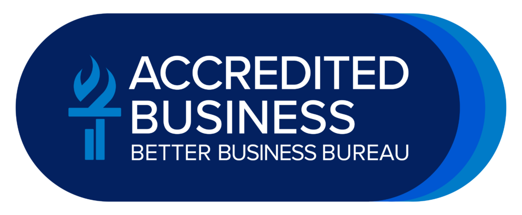 Better Business Bureau Accredited Business Seal Stamp Logo for Dean's Design & Build Indianapolis Indiana